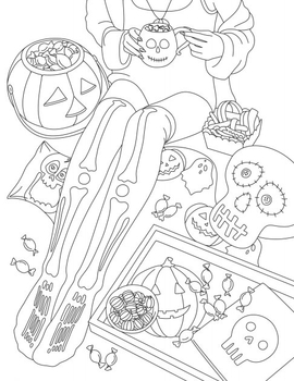 Розмальовка Жорж #girls#fashion#party (Z101110У) - Pampik - 4