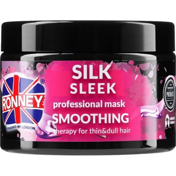 Маска для тонкого та тьмяного волосся Ronney Professional Silk Sleek Smoothing 300 мл - Pampik