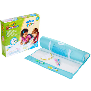 Багаторазовий килимок для малювання Crayola Mini Kids з фломастерами (81-8132) - Pampik