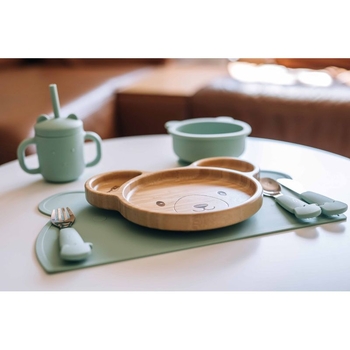 Силіконовий килимок для годування FreeOn Bear (46392) - Pampik - 4