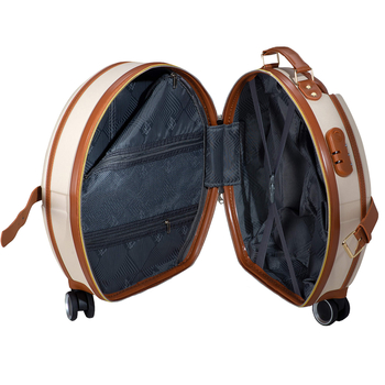 Чемодан Semi Line 24" M Ecru/Brown (T5670-3) - Pampik - 2