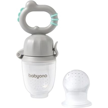 Ниблер для кормления BabyOno Дино, серый (1551) - Pampik