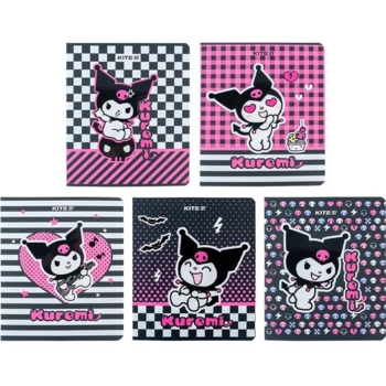 Набір зошитів Kite Kuromi А5 в клітинку 24 аркуші 20 шт. (HK24-238) - Pampik