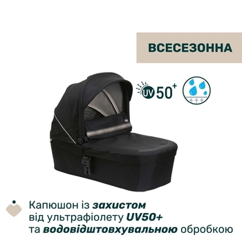 Коляска 2 в 1 Chicco Seety чорна (87097.07.01) - Pampik - 11