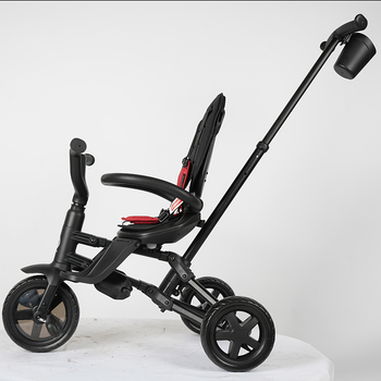 Велосипед складаний триколісний дитячий Qplay Nova Niello Red (S700-12Nova+EvaRed) - Pampik - 12