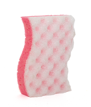 Губка лазнева Prodom Elastik, фігурна, з масажним шаром - Pampik - 3