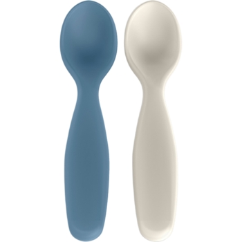 Набір ложок Suavinex Go natural, сіро-голубий, 2 шт. (308048) - Pampik