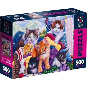 Пазлы De.tail Милые котята, 500 элементов (DT500-13) - Pampik