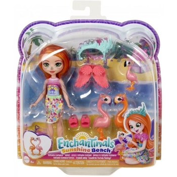 Игровой набор Семья Фламинго Флоринды Enchantimals Sunshine beach (HRX85) - Pampik - 6