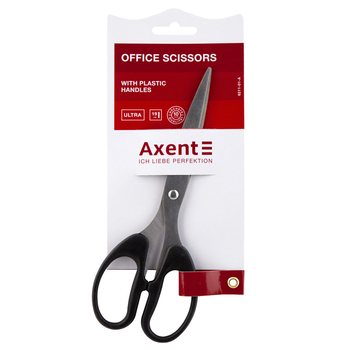 Ножиці Axent Ultra 19 см чорні (6211-01-A) - Pampik - 2