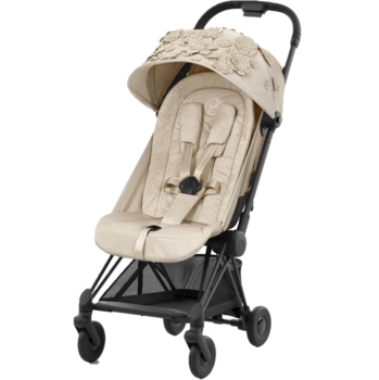 Прогулянкова коляска Cybex Coya Matt Simply Flowers Beige, бежева (522003151) - Pampik