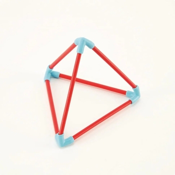 Конструктор Hape Flexistix Креативні фігури бамбуковий 133 деталі (E5565) - Pampik - 7