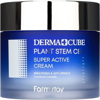 Крем  для обличчя FarmStay Derma Cube Plant Stem Cell Super Active Cream 80 мл - Pampik - 2