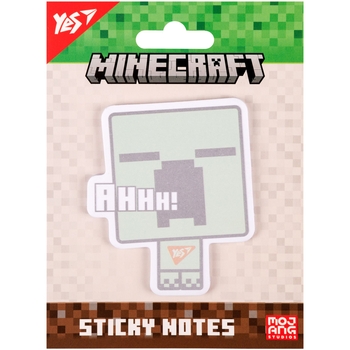 Бумага для заметок Yes Minecraft Creeper фигурная 40 листов (170398) - Pampik
