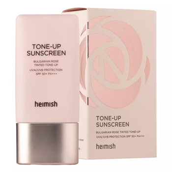 Тонуючий сонцезахисний крем для обличчя Heimish Bulgarian Rose Tone-up Sunscreen SPF 50+ PA+++ - 30 мл - Pampik - 5