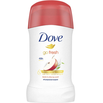 Антиперспірант Dove Яблуко та білий чай, стік, 40 мл - Pampik