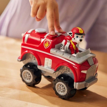 Великий рятувальний автомобіль-трансформер Spin Master PAW Patrol Джунглі Щенячий патруль з водієм Маршал (SM17776/0600) - Pampik - 7