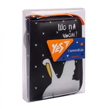 Кошелек Yes Шо по чем? Гусь черный (533100) - Pampik - 5