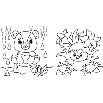 Раскраска Видавництво Ранок Водяные окраски Весна (N1806004У) - Pampik - 3