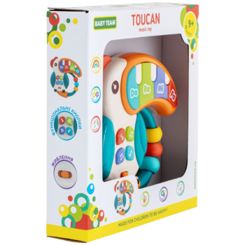 Игрушка музыкальная Baby Team Тукан (8646) - Pampik - 4