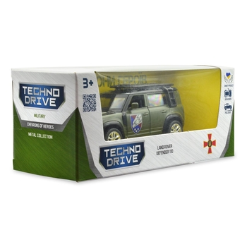 Автомодель TechnoDrive Шеврони Героїв Land Rover Defender 110 25 ОПДБр (250289M) - Pampik - 14