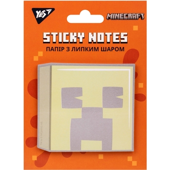 Бумага для заметок Yes Minecraft фигурная 40 листов (170322) - Pampik