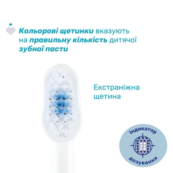 Зубна щітка Chicco на присосці, 3-6 років, блакитна - Pampik - 4