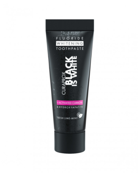 Набір: Зубна паста з активованим вугіллям Curaprox Black is White 10 мл + Зубна щітка Curaprox Ultra Soft - Pampik - 2