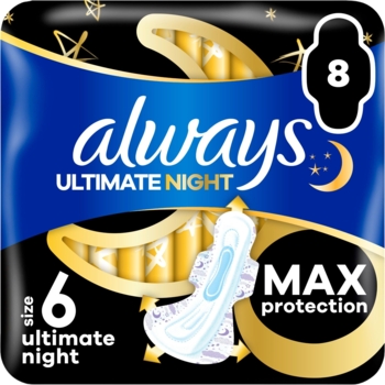 Гігієнічні прокладки Always Ultimate Night, 8 шт. - Pampik