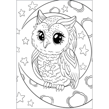 Раскраска 1 Вересня Совята 12 страниц (743044) - Pampik - 2