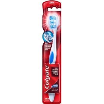 Зубна щітка Colgate 360 ​​Optic White, синій - Pampik