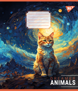 Набор тетрадей Yes Dreamer animals А5, в клетку, 60 листов, 10 шт. (767139) - Pampik - 3