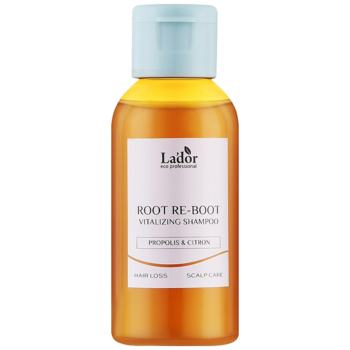 Шампунь для живлення волосся La'dor Root Re-Boot Vitalizing Shampoo Propolis & Citron 50 мл - Pampik