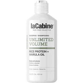 Шампунь La Cabine Unlimited volume для укрепления и объема тонких волос с рисовым протеином, 450 мл - Pampik