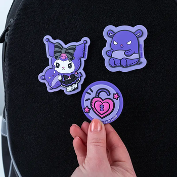 Набор бейджей на липучке Kite Kuromi HK24-3012-1 3 шт. - Pampik - 7