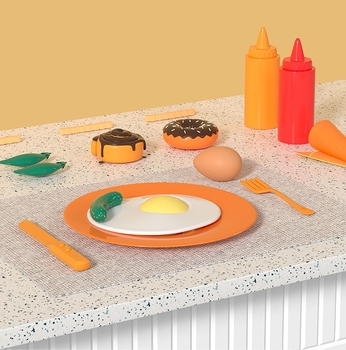 Игровой набор Beiens Кухня, голубой (М2358blue) - Pampik - 7