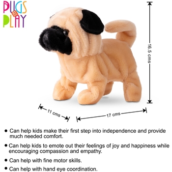 Інтерактивна іграшка Pugs at Play Мопс Peanut (ST-PAP28) - Pampik - 7