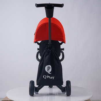 Велосипед складной трехколесный детский Qplay Nova+ Rubber Orange Sunset (S700-13Nova+OrangeSunset) - Pampik - 10