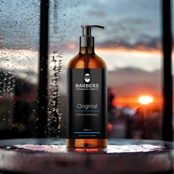 Шампунь для чоловіків Barbers Original для щоденного використання, 1 л - Pampik - 4