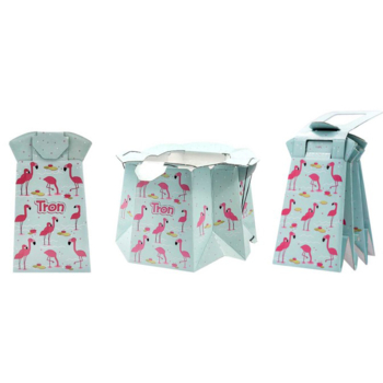 Горщик дитячий одноразовий Tron Фламінго розкладний, бірюзовий (903078) - Pampik - 3