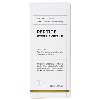 Сироватка для обличчя з пептидним комплексом Beauty of Majesty BOM Peptide Power Ampoule 30 мл - Pampik - 3