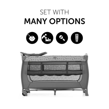 Детский манеж Hauck Sleep N Play Mickey Mouse Grey - Pampik - 5