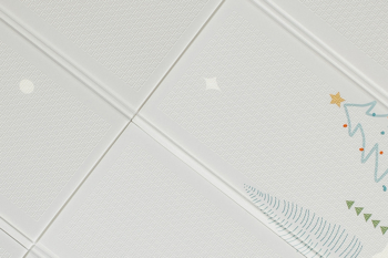 Детский двусторонний складной коврик Poppet Зимняя ночь и Птица мира, 200х150x1 см (PP024-150H) - Pampik - 6