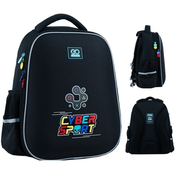 Рюкзак GoPack Education напівкаркасний GO24-165M-5 Cyber Sport - Pampik - 2