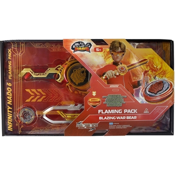 Волчок Auldey Infinity Nado VI Flaming Pack Blazing War Bear (EU654142) - Pampik