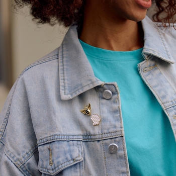 Набір шпильок Metalmorphose Bee & Honeycomb (8000020290954) - Pampik - 6