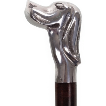 Ложка для обуви Elen Dekor Собака алюминий с черной ручкой 50 см (874-046) - Pampik - 2