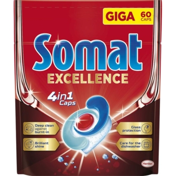 Капсули для миття посуду Somat Exellence, 60 шт. - Pampik