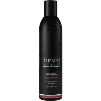 Шампунь зміцнювальний ProfiStyle Men's Style Strengthening Shampoo, 250 мл - Pampik
