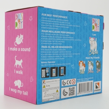 Интерактивная игрушка Pugs at Play Белый котенок Casper (ST-PAP06) - Pampik - 6